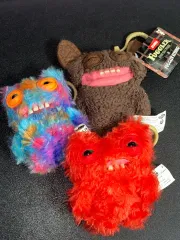 ファーコメントキーホルダー 3個 セット