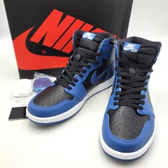 【中古美品】NIKE ナイキ AIR JORDAN 1 RETRO HIGH OG 555088-404 エア ジョーダン 1 レトロ ハイ OG ダークマリーナブルー スニーカー 靴 【160-250924-hi-04-izu】