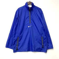 【中古品】 OLD NIKE オールドナイキ 白タグ HALF ZIP NYLON PULLOVER ハーフ ジップ ナイロン プルオーバー トップス アウター  【146-250907-ya-16-izu】