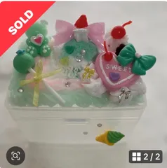 ホイップデコ、小物ケース、スイーツくまさん