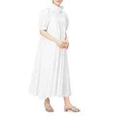 [スナイデル] パフスリーブボリュームワンピ 0