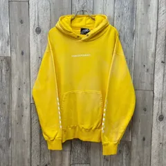 LEFLAH レフラー イエロー 両面 プリント スウェット スエット パーカー メンズ XL サイズのサムネイル