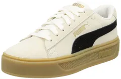 新品 [プーマ] スニーカー 厚底 スマッシュ プラットフォーム V3 SD 391942 レディース 25年春夏カラー プリスティン/プーマ ブラック/プーマ ゴールド(01) 24.5 cm