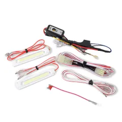 新品 YOURS(ユアーズ). ハイエース 7型 専用 室内ウェルカムランプ&フットランプ 【ホワイト】 LED HIACE ウェルカム機能 フットランプ 足元 カスタム パーツ アクセサリー ドレスアップ トヨタ TOYOTA y501-047 [5]-1