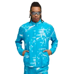 新品 [プーマ] ランニング アウター ウーブン M RUN VELOCITY AOP ジャケット 528234 メンズ 25年秋冬カラー スピード ブルー(18)