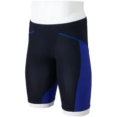 新品 [ミズノ] 水泳 競泳 レース水着 GX・SONIC LITE ハーフスパッツ N2MBC011 メンズ 2XS ブラック/ブルー