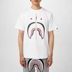 ア ベイシング エイプ メンズ トップス Tシャツ A Bathing Ape Shark Tee White ホワイト