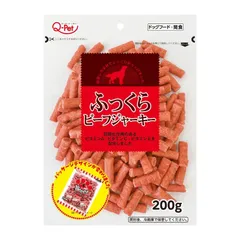 九州ペットフード Q-Pet お買い得ふっくらビーフ 200g 犬用おやつ （1点）