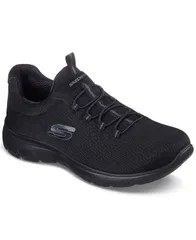 スケッチャーズ レディース シューズ スニーカー Skechers Womens SlipIns Summits Wide Width Walking Sneakers from Finish Line Black ブラック