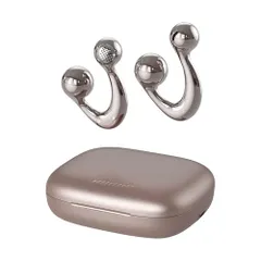 【送料無料】ワイヤレスイヤホン【2026年の新たなトレンド&骨伝導技術革新】オープンイヤー 耳元を飾るアクセサリー 耳挟み式 Bluetooth6.1 空気伝導 イヤーカフ型 2台同時接続対応 音漏れ抑制 誤操作防止 ワンタッチ操作 瞬時自動 2443ca73