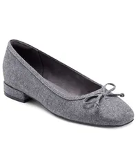 ロックポート レディース シューズ パンプス Rockport Womensadie Square Toe SlipOn Ballet Dress Flats Dark Gray グレー