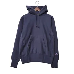 【中古品】Champion チャンピオン REVERSE WEAVE HOODED SWEATSHIRT C3-Y132 リバース ウィーブ フーデッド スウェット シャツ パーカー 青単タグ 長袖 トップス 【148-250813-ay-06-izu】