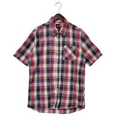 【中古品】STUSSY ステューシー CHECK SS SHIRT チェック シャツ 半袖 コットン トップス 【142-250724-rk-08-izu】