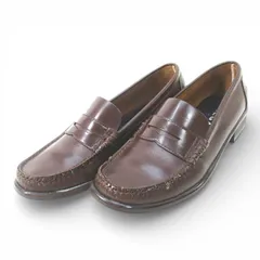 リーガル REGAL コインローファー 革靴 24.5cm ボルドー系 レザー