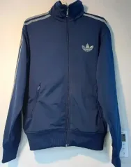 アディダス ファイヤーバード ネイビー シルバー トラックジャージ ジャージ ジップアップジャージ 105/XL