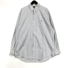 【中古品】RALPH LAUREN ラルフローレン BLAKE LS BD SHIRT STRIPE ブレイク ロングスリーブ ボタンダウン シャツ ストライプ 長袖 トップス 【146-250605-as-22-izu】
