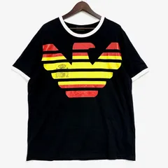【中古品】Emporio Armani エンポリオ・アルマーニ 3H1T9H 1J91Z BIG LOGO SS LINGER TEE ビッグロゴ ショートスリーブ リンガー Tシャツ トップス 半袖 【141-250610-ya-01-izu】
