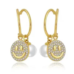 【新着商品】ゆれる つけっぱなし フランス風 18金 ピアス 可愛い 銀の針 大人 リング 金属アレルギー対応 人気 レディース MOUPジルコニアパールピアス