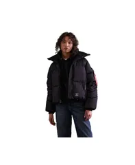 アルファインダストリーズ レディース アウター ジャケット・ブルゾン Alpha Industries Womensierra Short Puffer W Black ブラック