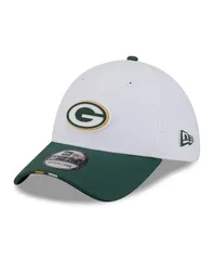 ニューエラ メンズ アクセサリー 帽子 New Era Mens WhiteGreen Bay Packers 2025 NFL Training Camp 39THIRTY Flex Hat White Green ホワイト