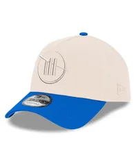 ニューエラ メンズ アクセサリー 帽子 New Era Mens Cream Blue Trackhouse Racing 9FORTY AFrame Adjustable Hat White Blue ホワイト