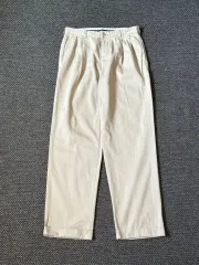 (34) 90s ポロラルフローレン HAMMOND ダブル プリーツ チノパンツ