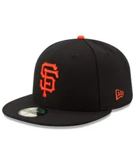 ニューエラ メンズ アクセサリー 帽子 キャップ New Era San Francisco Giants Authentic Collection 59FIFTY Fitted Cap Black ブラック