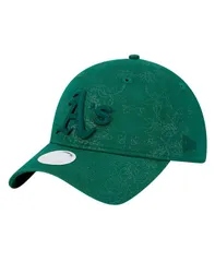 ニューエラ レディース アクセサリー 帽子 フラワー柄 フラワー New Era Womens Green Athletics Tonal Floral 9TWENTY Adjustable Hat Green グリーン
