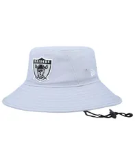 ニューエラ メンズ アクセサリー 帽子 New Era Mens Silver Las Vegas Raiders Main Bucket Hat Silver シルバー