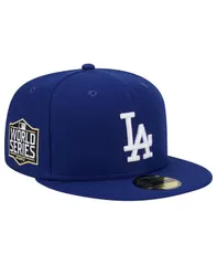 ニューエラ メンズ アクセサリー 帽子 New Era Mens Royal Los Angeles Dodgers 2020 World Series Team Color 59FIFTY Fitted Hat Royal