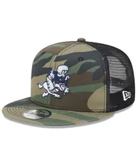 ニューエラ メンズ アクセサリー 帽子 New Era Mens Camo Dallas Cowboys Retro Joe Main Trucker 9FIFTY Snapback Hat Camo