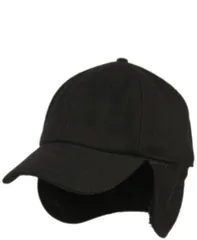 エポックハットカンパニー レディース アクセサリー 帽子 ウール キャップ Epochats Company Wool Blend Earflap Cap with Sherpa Lining Black ブラック