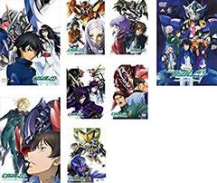 [중고-매우 좋은] 기동전사 건담 00 더블 오 세컨드 시즌 + 극장판 A wakening of the Trailblazer [렌탈 떨어짐] 전 8권 세트 [DVD