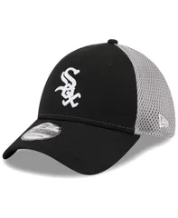 ニューエラ メンズ アクセサリー 帽子 New Era Mens Black Chicago White Sox Team Neo 39THIRTY Flex Hat Black ブラック