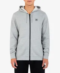 ハーレー メンズ アウター パーカー・スウェット スウェット シャツ ロゴ Hurley Mens Icon Chest Logo Full Zip Hooded Sweatshirt Dark Heather Gray グレー