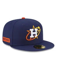 ニューエラ メンズ アクセサリー 帽子 New Era Mens Navy Houston Astros 2022 City Connect 59FIFTY Fitted Hat Navy ネイビー