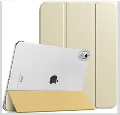 ★TiMOVO iPad （A16）11世代 ケース 11インチ 2025モデル/ iPad 第10世代 ケース 10.9インチ 2022モデル ハードカバー PUレーザー 開閉式 三つ折り スタンド マグネット オートスリープ  半透明 シャンパンゴールド