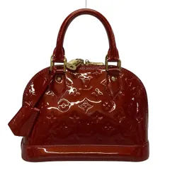 LOUIS VUITTON(ルイヴィトン) ハンドバッグ モノグラムヴェルニ アルマBB M91606 ポムダムール レザー