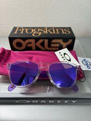 OAKLEYフロッグスキン9245 96 CLEAR /PRIZM VIOLET Oakley OO9245 Frogskins (A) Clear, Purple Sunglasses