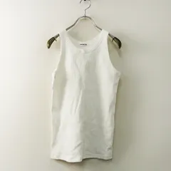 ドゥーズィエムクラス Deuxieme Classe EVERYDAY I LIKE Co/Ca Stretch Rib タンクトップ ｜オフホワイト 【2400014810554】