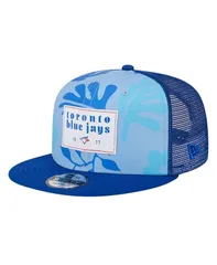 ニューエラ メンズ アクセサリー 帽子 New Era Mens Royal Toronto Blue Jays Bikini Bottom Trucker 9FIFTY Snapback Hat Royal ブルー