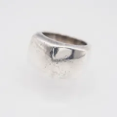 Q409 ヴィンテージ SILVER刻印 リング デザイン シルバー 指輪 2号