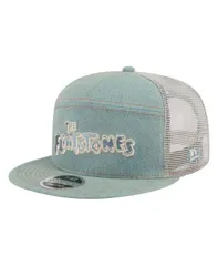 ニューエラ メンズ アクセサリー 帽子 デニム New Era Mens Denim the Flintstones Denim 9FIFTY Snapback Hat Blue Denim デニム
