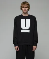 UNDERCOVER スウェット L ブラック 長袖 前面プリント ブランドロゴ スウェット コットン
