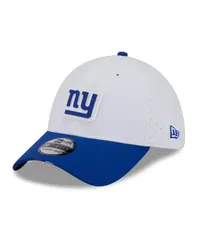 ニューエラ メンズ アクセサリー 帽子 New Era Mens WhiteRoyal New York Giants 2025 NFL Training Camp 39THIRTY Flex Hat White Royal ホワイト