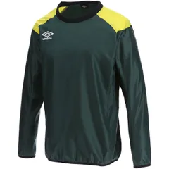アンブロ umbro TM JRウインドピステトツプ サッカーピステシャツ (uba4040j-dgrn)、Dグリーン