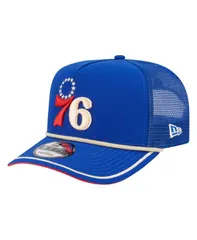 ニューエラ メンズ アクセサリー 帽子 ヴィンテージ New Era Mens Royal Philadelphia 76ers Vintage Team Rope AFrame 9FIFTY Snapback Hat Royal