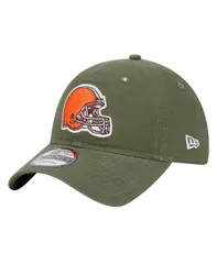 ニューエラ メンズ アクセサリー 帽子 New Era Mens Olive Cleveland Browns Main 9TWENTY Adjustable Hat Olive オリーブ