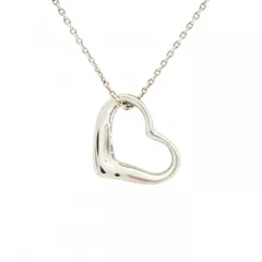 ティファニー オープンハート ネックレス シルバー Aランク ti0707jj