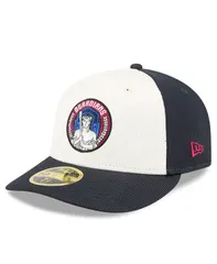 ニューエラ メンズ アクセサリー 帽子 New Era Mens NavyWhite Cleveland Guardians City Connect Batting Practice Low Profile 59FIFTY Fitted Hat Navy W